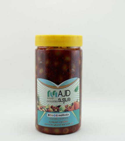 زبتون با سس زرشک (راز باغ سرخ)